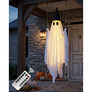 5' CYSKXYI Halloween LED Spooky Swinging Ghost w/ Remote $18 + Free S&H