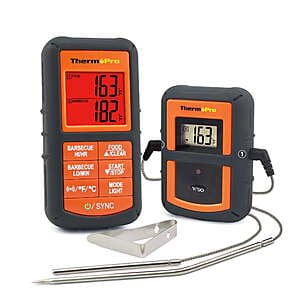 ThermoPro TP08 Wireless Remote Kitchen Cooking Meat Thermometer (Dual Probe) $18.60 + Free S&H