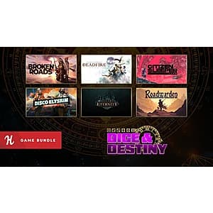 7-Item Dice & Destiny Game Bundle (PCDD): Disco Elysium, Broken Roads, Roadwarden $13 & More