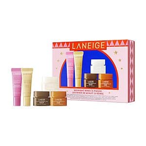 5-Piece LANEIGEMidnight Minis Lip Glowy Balm and Lip Sleeping Mask Gift Set $15.95 w/ Subscribe & Save