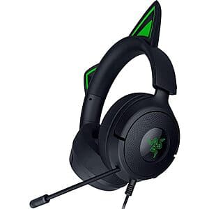 Razer Kraken Kitty V3 X Wired Gaming Headset (Black) $20