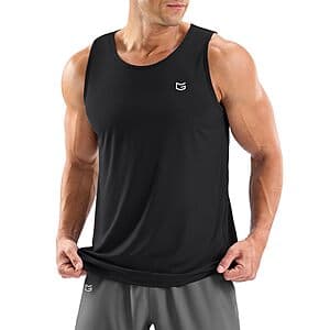 G Gradual Men's UPF 50+ Quick Dry Workout Tank Top (various colors) $9