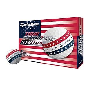 12-Pack TaylorMade Tour Response Golf Balls (various colors) $35