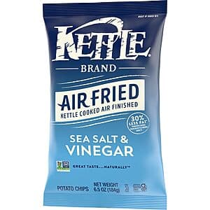 6.5-Oz Kettle Brand Air Fried Potato Chips (Sea Salt & Vinegar) $2