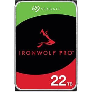 22TB Seagate IronWolf Pro Enterprise NAS Internal HDD $205 + Free Shipping`