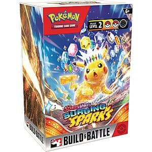 Pokemon TCG Scarlet & Violet-Surging Sparks Build & Battle Box $22 + Free Shipping
