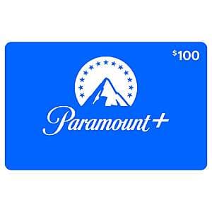 Costco Members: $100 Paramount+ eGift Card $80