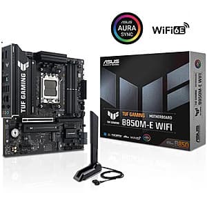 ASUS TUF GAMING B850M-E AMD B850 mATX MB + 16GB (2x 8GB) Team Group DDR5 RAM $170 + Free Shipping