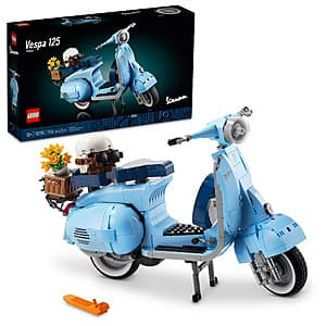 1106-Piece LEGO Icons Vespa 125 Scooter Model Building Kit $60 + Free Shipping