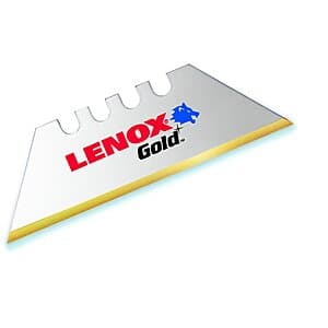 5-Pack Lenox Titanium Edge Utility Knife Blades $2.90