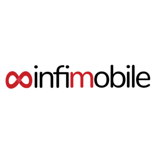 Infimobile wireless service plan details showing unlimited talk and text with 20GB monthly data on 5G and 4G LTE networks.