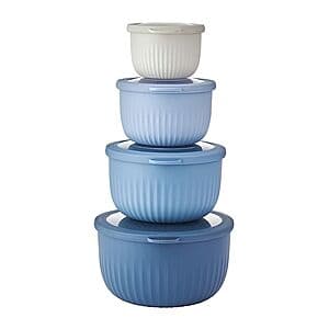 4-Piece The Big One Nesting Bowls & Lids Set (4 Colors) $10.35 + Free S/H