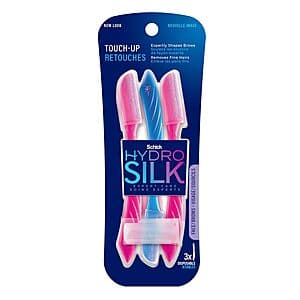 3-Count Schick Hydro Silk Touch-Up Dermaplaning Tool $0.50 w/ Subscribe & Save