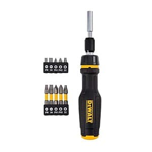 10-Pc DeWALT Max Fit Telescoping Ratcheting Multi-Bit Combination Screwdriver Set $13.95 or less