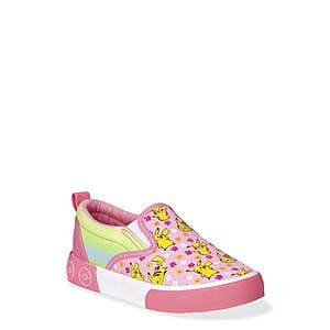 Pokémon Girls' Pikachu Low Top Sneakers (Toddler 11-13, Little Kid 1-3, Big 4-5) $10