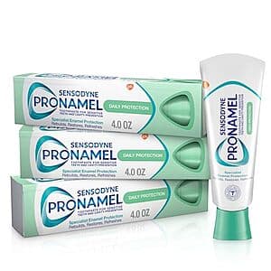 Select Accounts: 3-Pk 4-Oz Sensodyne Pronamel Daily Protection Enamel Toothpaste $11.30 w/ Subscribe & Save