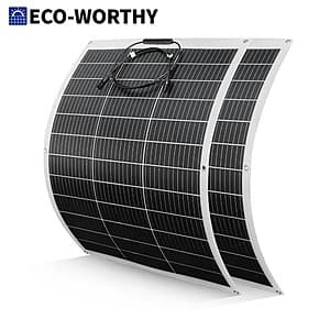 2-Pk ECO-WORTHY 130W Flexible Mono Solar Panels (260W Total) $96 + Free Shipping