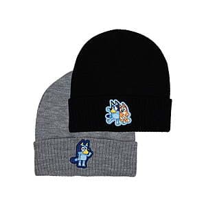 2-Pk Bluey Men's Beanie Hat Set $2.75