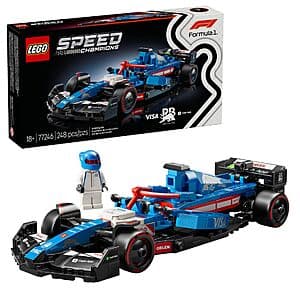 248-Pc LEGO Speed Champions: Visa Cash App VCARB 01 F1 Race Car Building Set $15.40