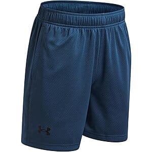 Kids' Under Armour Tech Mesh Athletic Shorts (various colors/sizes) $8