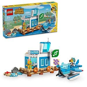 292-Piece LEGO Animal Crossing Fly with Dodo Airlines Airport Playset (77051) $24.40