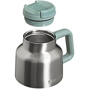 20-Oz STANLEY Tough-To-Tip Insulated Stainless Steel Admiral's Mug (Shale) $15.50