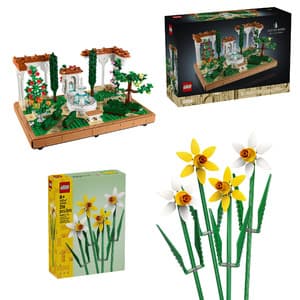 Costco Members: LEGO 1302-pc Fountain Garden (10359) + 216-Piece Daffodils (40747) $70 + Free Shipping