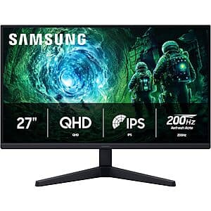 27” Samsung Odyssey G5 G53F QHD 200Hz 1ms HDR10 FreeSync Premium IPS Gaming Monitor $160 + Free S&H