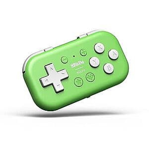8Bitdo Micro Bluetooth Gamepad Pocket-sized Mini Controller (Green) $14.70