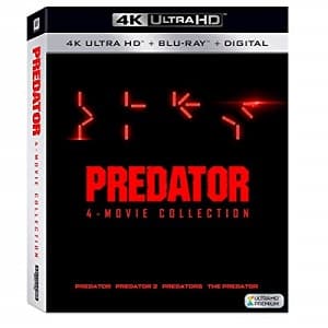 Predator 4-Movie Collection (1987-2018) (4K Ultra HD + Blu-Ray + Digital) $29.90