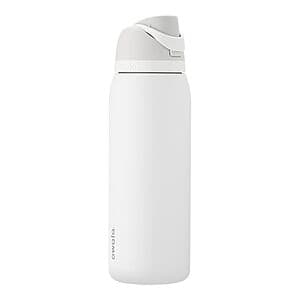 40-oz Owala FreeSip Stainless Steel Water Bottle (Shy Marshmallow & Citrus Crush) $30.35