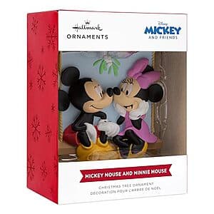 Hallmark Disney Mickey and Minnie on Swing Christmas Ornament $3