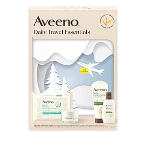 4-Piece Aveeno Daily Travel Essentials Gift Set $6.50 w/ Subscribe & Save