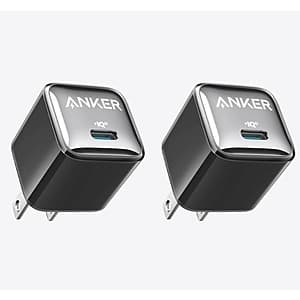 2-Pack Anker Nano Pro USB-C 20W PIQ 3.0 Charger $17 + Free Shipping