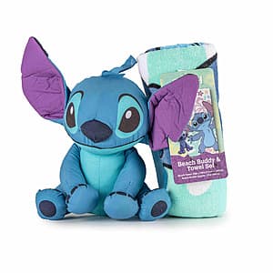 Disney Lilo & Stitch Kids 12" Beach Buddy & 28" x 58" Cotton Beach Towel Set $6.45