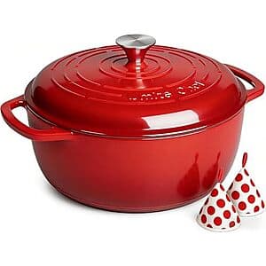 6-Qt Umite Chef Enameled Cast Iron Dutch Oven (various colors) $36 + Free S&H