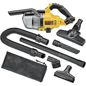 DeWALT 20V MAX Cordless Handheld Bagless HEPA Vacuum (Tool Only) $99 + Free S&H