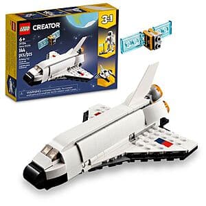 144-Pc LEGO Creator 3-In-1 Space Shuttle / Astronaut / Spaceship Building Toy $8 + Free Pickup