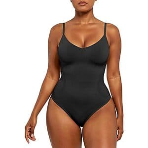 Xcutting Women's Seamless Shapewear Bodysuit w/ Tummy Control (Various) $7.50