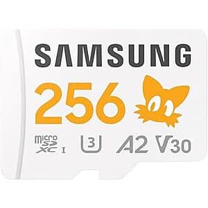 256GB Samsung PRO Plus microSDXC Sonic The Hedgehog + Adapter $20 + Free Shipping