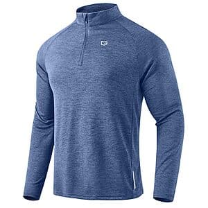 Prime Members: G Gradual Men's Quick Dry Long Sleeve Quarter-Zip Pullover (various) from $13.85 + Free Shipping