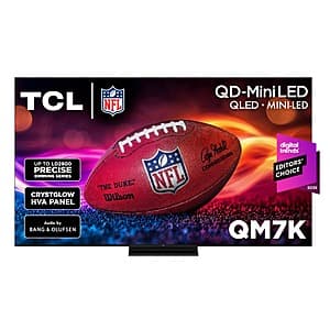 55" TCL QM7K QD-Mini LED 4K 144Hz Google Smart TV (2025) $598 + Free Shipping