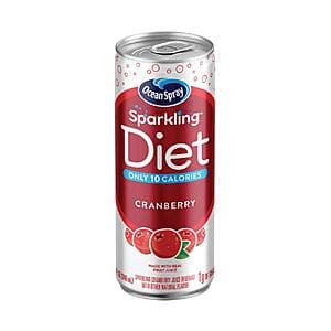 24-Pack 11.5 oz Ocean Spray Sparkling Diet Cranberry Juice Cocktail Cans $6.80 w/ S&S