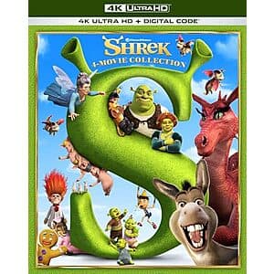 Shrek 4-Movie Collection (4K UHD + Digital) $25