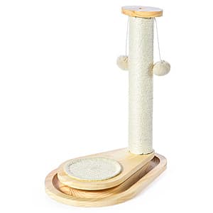 17.5" Vibrant Life Kitten Scratching Post w/ Sisal Pad & Ball Track $8
