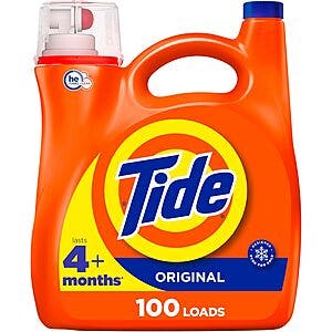 132-Ounce Tide Laundry Liquid Detergent (Original) + $14 Amazon Credit $18.95 w/ Subscribe & Save