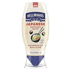 Select Accounts: 11.5-Oz Hellmann's Mayonnaise Dressing (Japanese Inspired) $2.50 w/ S&S