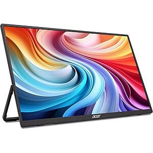 Refurb: 15.6" Acer PM161Q Abmiuuzx 1080p 60Hz 5ms Portable Monitor $45 + Free S&H
