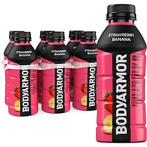 6-Pk 16-Oz BODYARMOR Sports Drink (Strawberry Banana) $4.20 w/ S&S