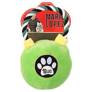 Mario Lopez Kettle Bell Plush Pet Dog Toy $2